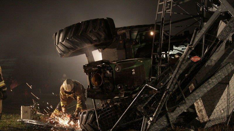 Crash mit Traktor