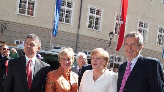 Angela Merkel in Salzburg