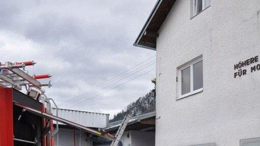 Bilder der Löscharbeiten in Ebensee