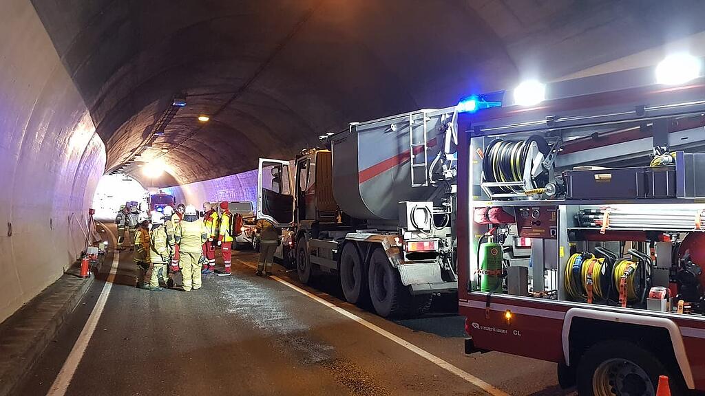 Massenkarambolage, Mauthtunnel in Schwarzach