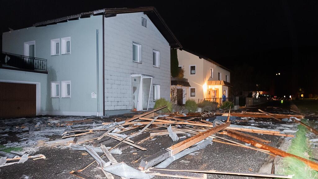 Der Sturm richtete auch in Oberösterreich großen Schaden an.