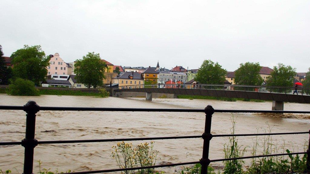Hochwasser in Oberndorf
