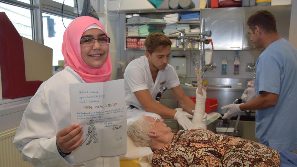 Halimah im Krankenhaus