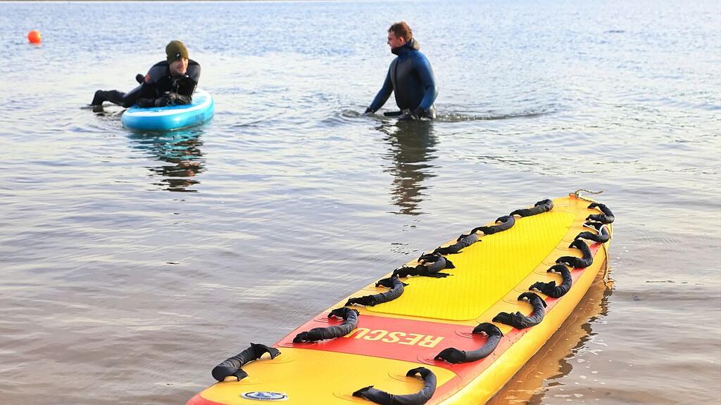 Silvesterschwimmen im Obertrumer See