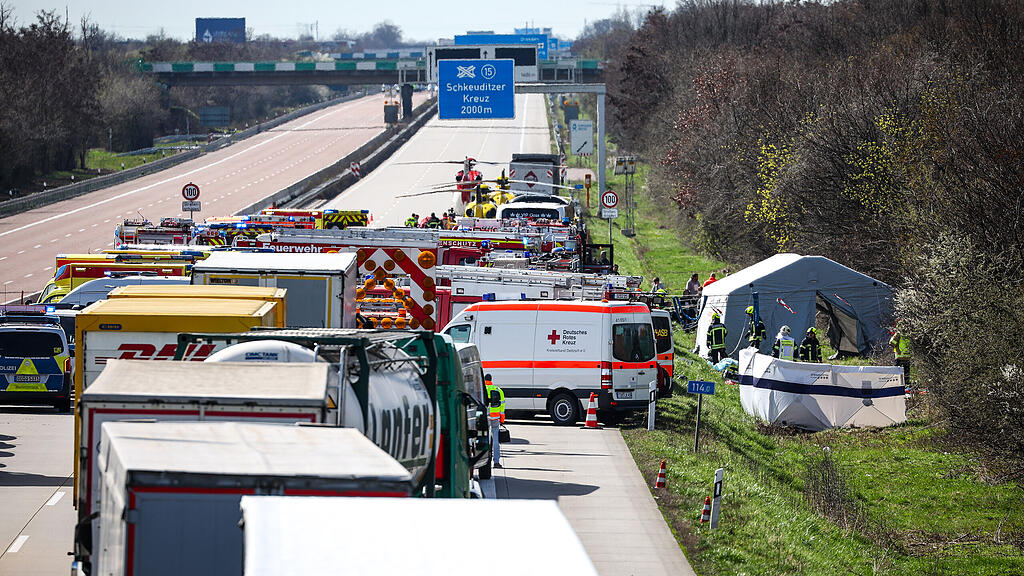 Busunglück in Leipzig