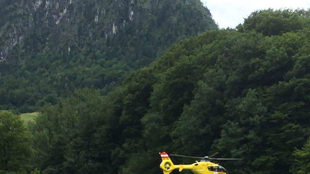 Großeinsatz an Berchtesgadener Ache