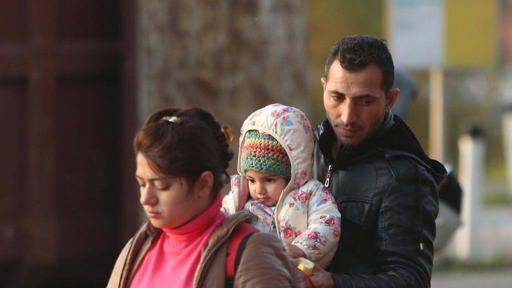 Flüchtlinge an der Grenze zwischen Oberösterreich und Deutschland