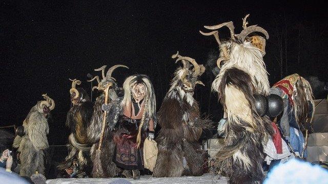 Perchtenlauf in Lungötz