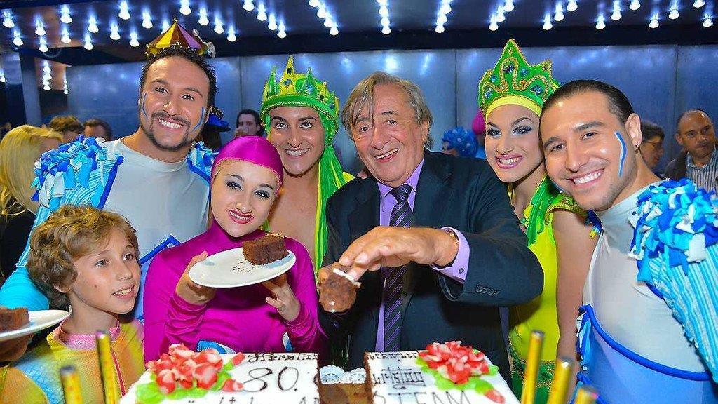 Richard Lugner wird 80: Geburtstagfeier im Circo Acquatico