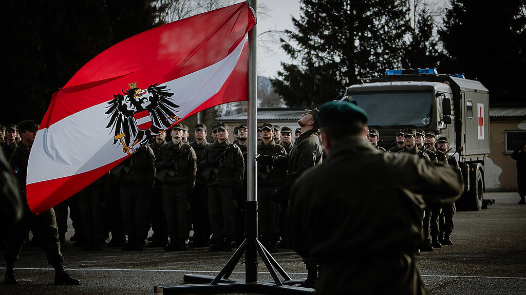 Feierliche Angelobung Sanit\u00e4tslehrkompanie