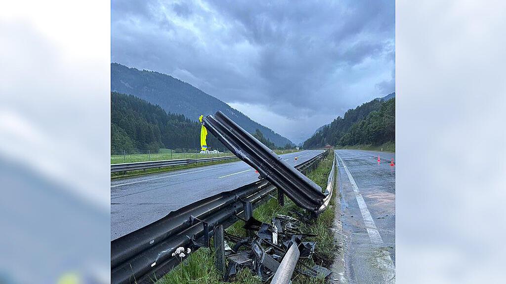 Unfall auf A10 in St. Michael im Lungau
