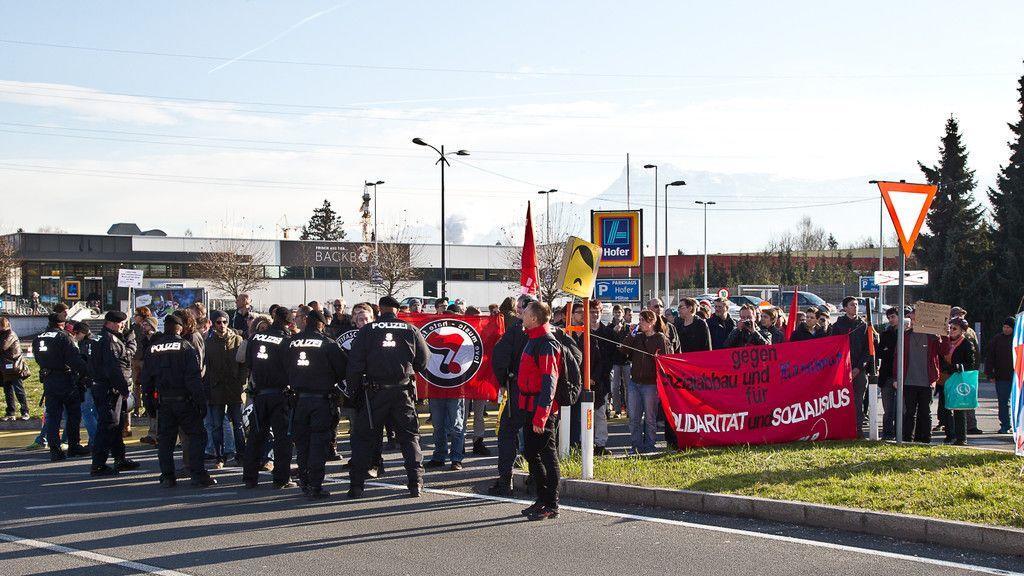 Demo von "Wir sind Grenze"
