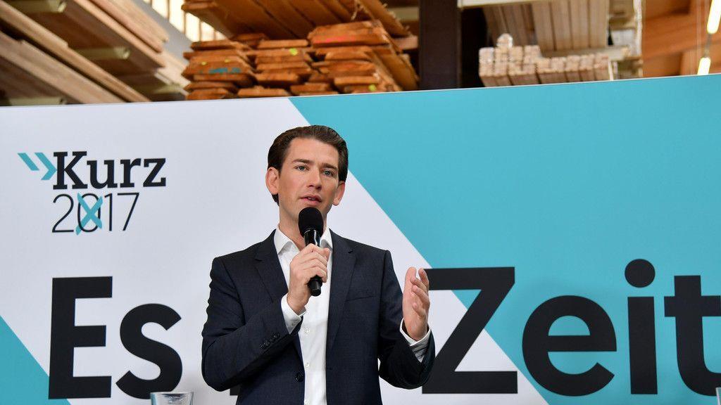 Pressekonferenz mit Sebastian Kurz in Kuchl