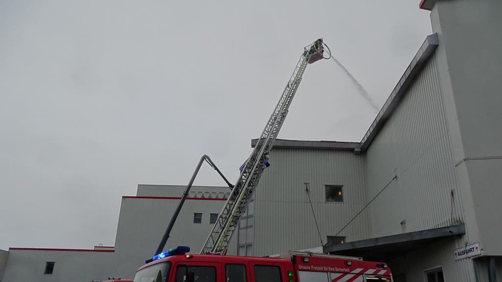 Feuerwehrübung Brand XXXLutz