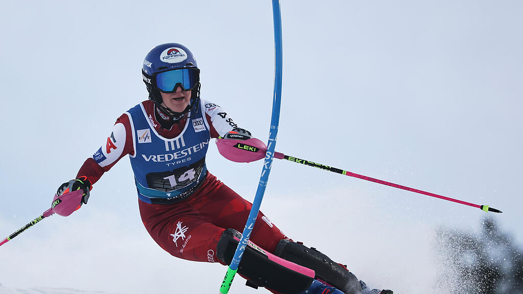 Damen-Slalom in Levi: 1. Durchgang, Katharina Truppe