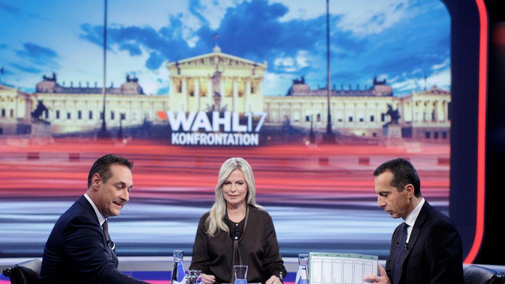 TV-Duell: Christian Kern - Heinz-Christian Strache