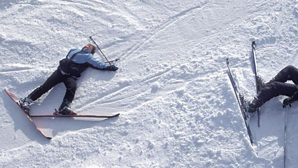 Sifahren, Unfall, Kollision, Piste, SB