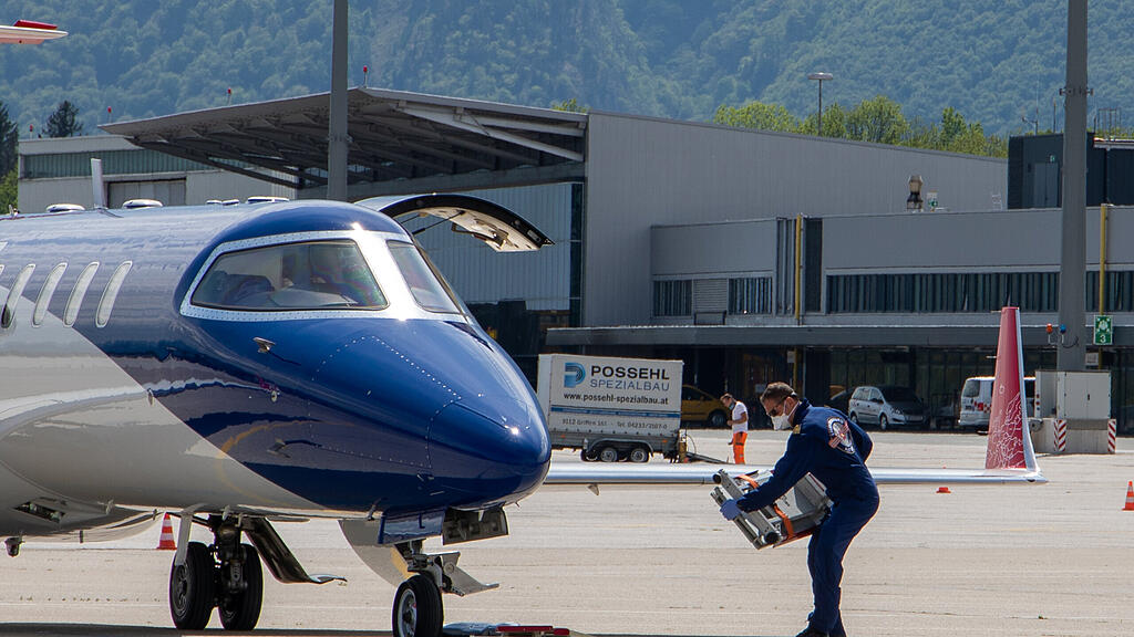 Französischer Corona-Patient, Heimflug, Rückflug,