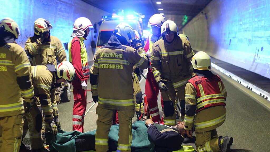 Übung Katschbergtunnel