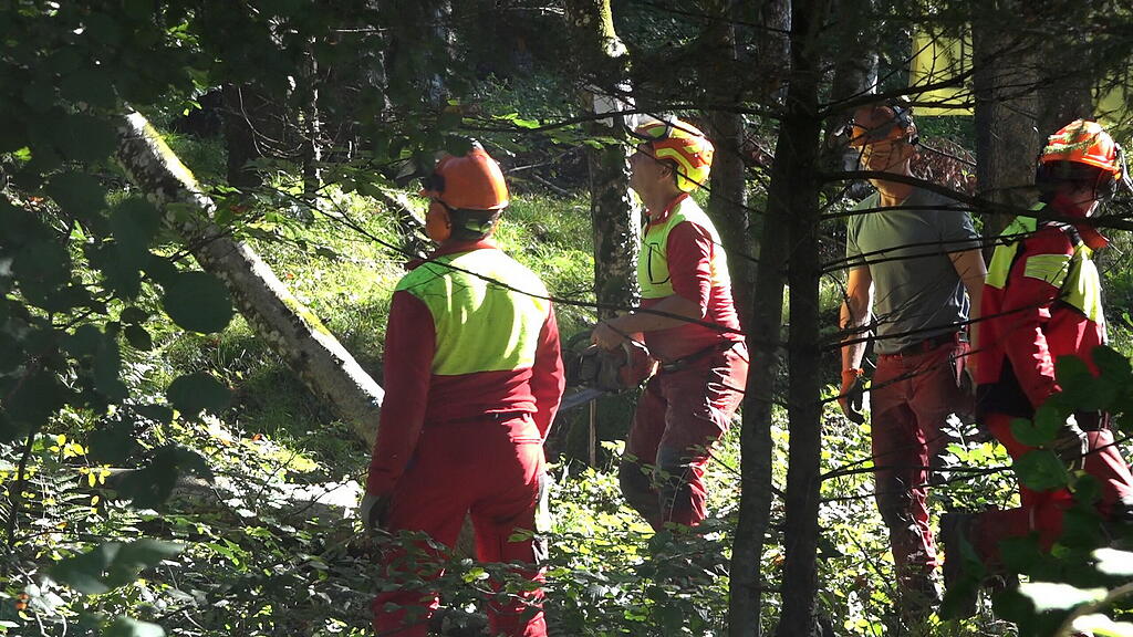 Polizeigro\u00dfeinsatz in Bad Vigaun