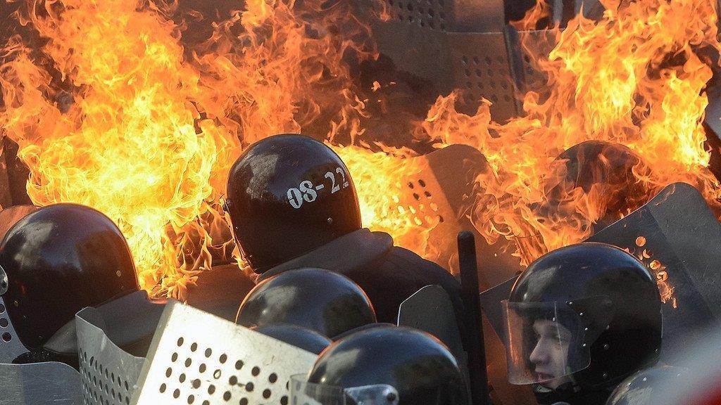 Gewalt in Kiew eskaliert