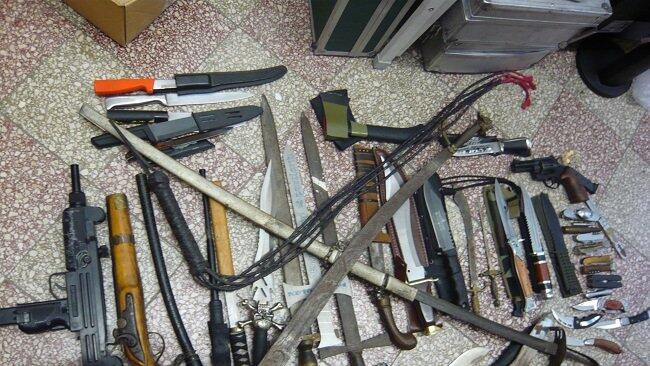 Diese Waffen fand die Polizei in einem Haus im Mühlviertel.