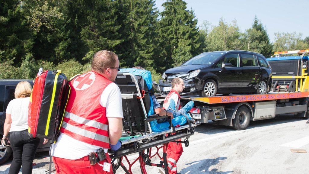 Vier Verletzte bei Unfall mit Wohnmobil I