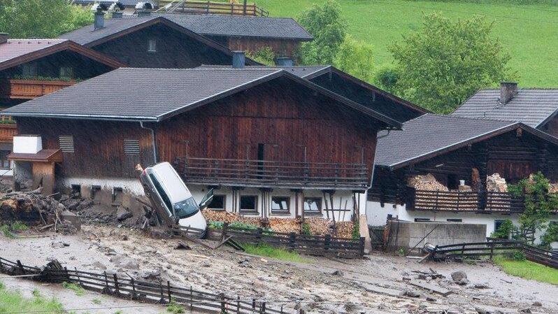 Murenabgänge im Pinzgau