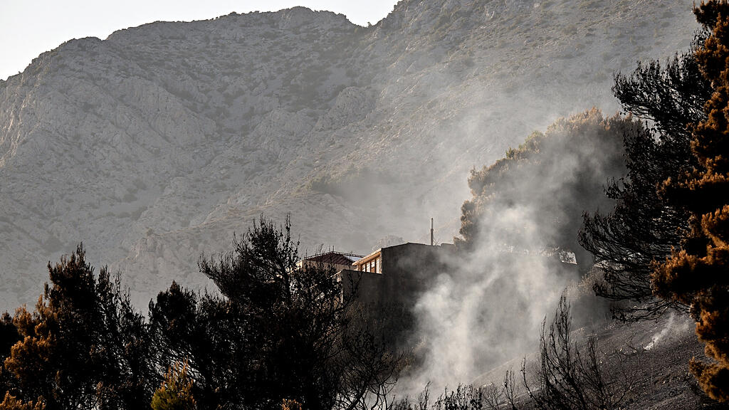 Waldbrand in Krotaien