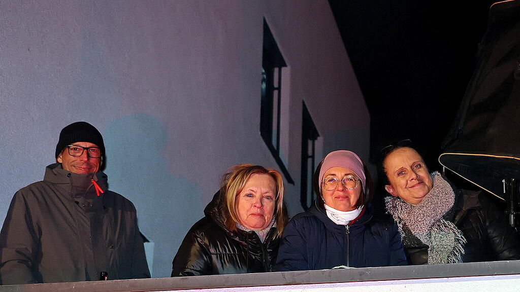 Anifer Krampuslauf am Dorfplatz