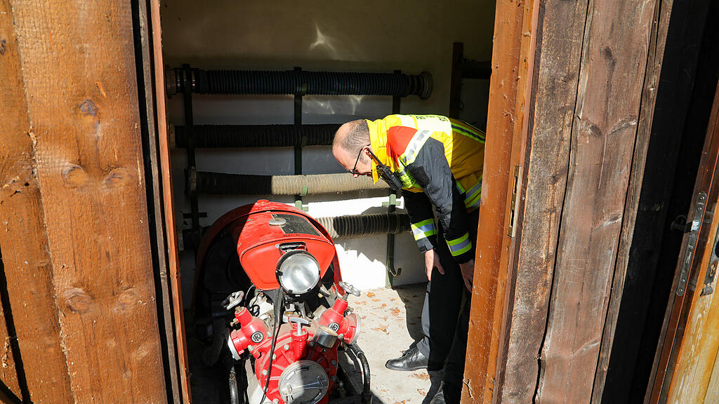 Übung Berufsfeuerwehr Kapuzinerberg