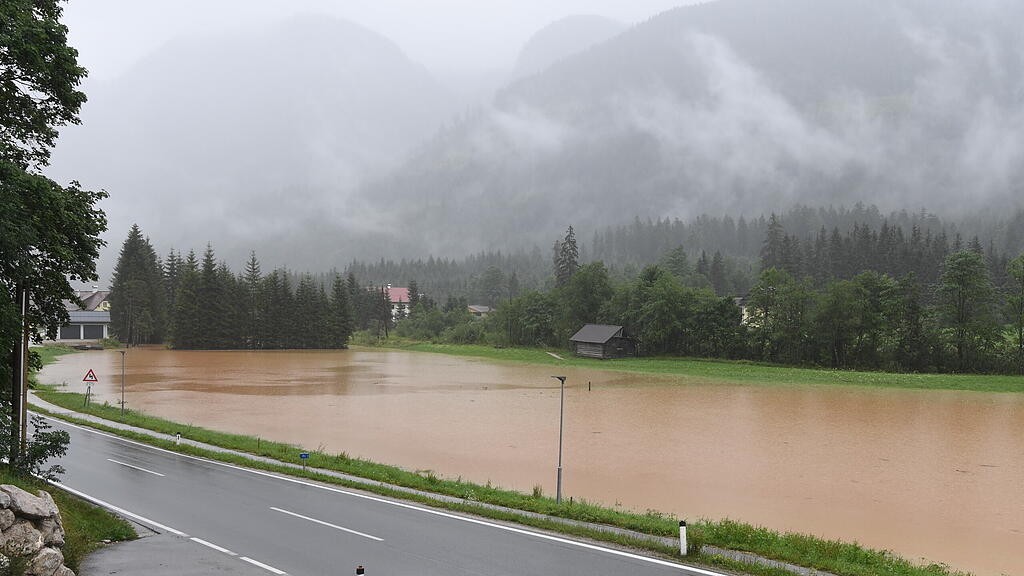 Hochwasser in Ru\u00dfbach