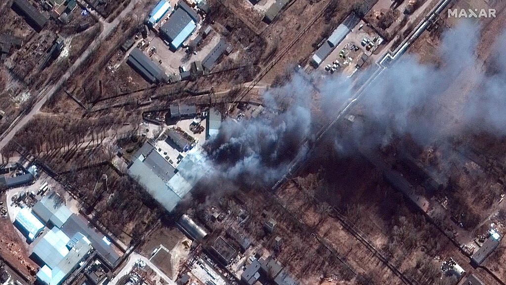 Ukraine-Krieg, Tag 16: Satellitenbilder