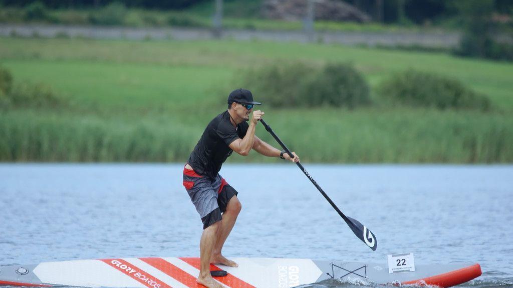 SUP-Rennen am Wallersee
