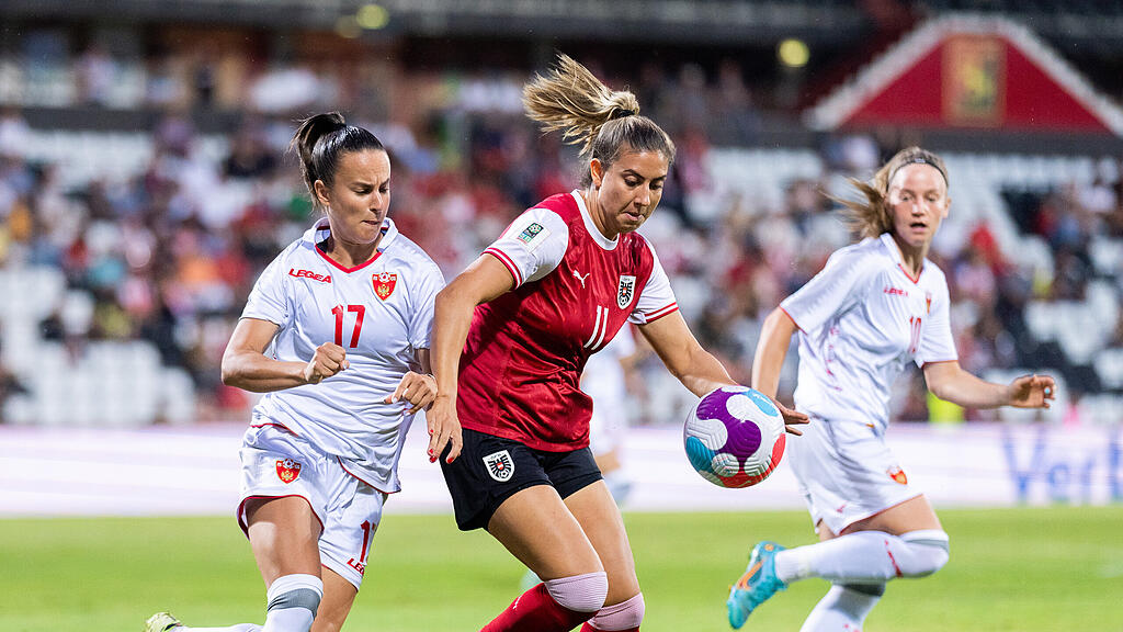 ÖFB-Damen gewinnen gegen Montenegro
