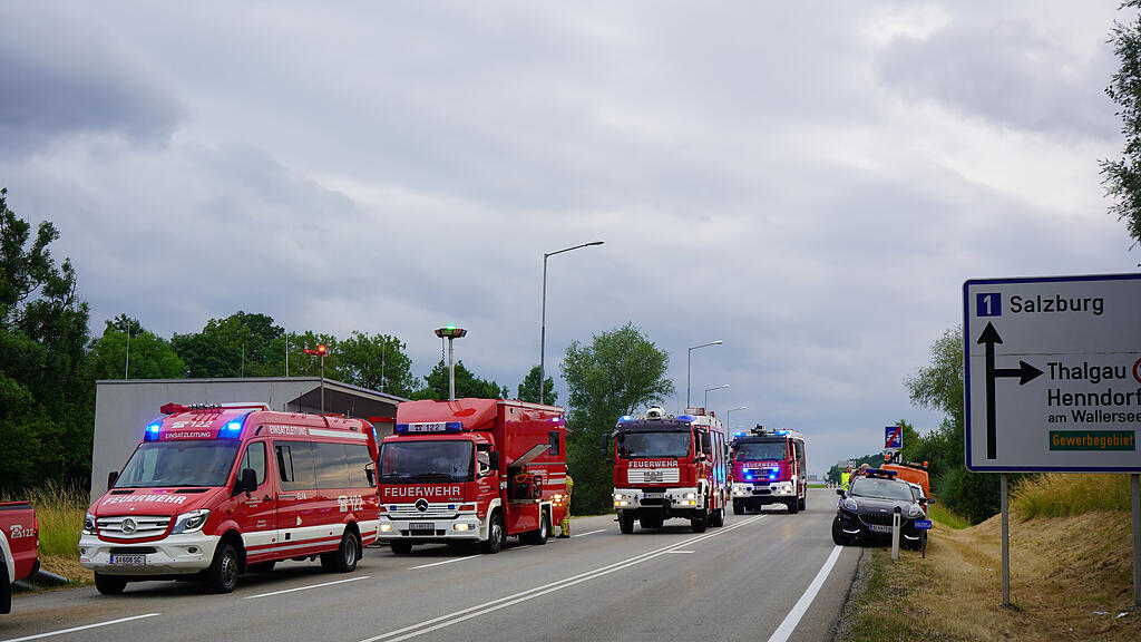 Feuerwehr-Übung Umfahrungstunnel Henndorf