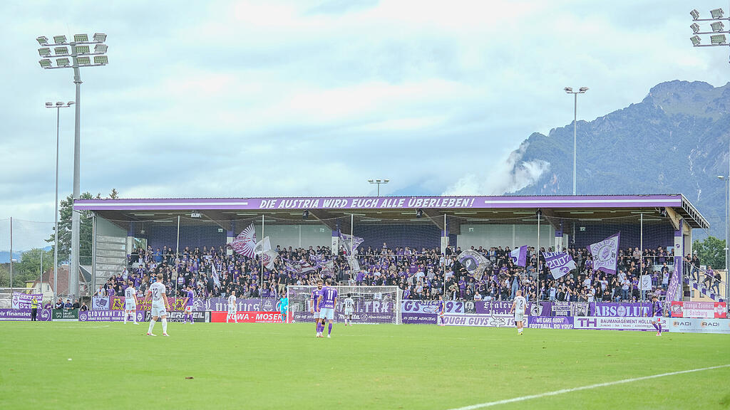 2. Liga: Austria Salzburg gegen Amstetten