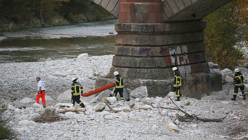 Bad Reichenhall, Saalach, Luitpoldbrücke