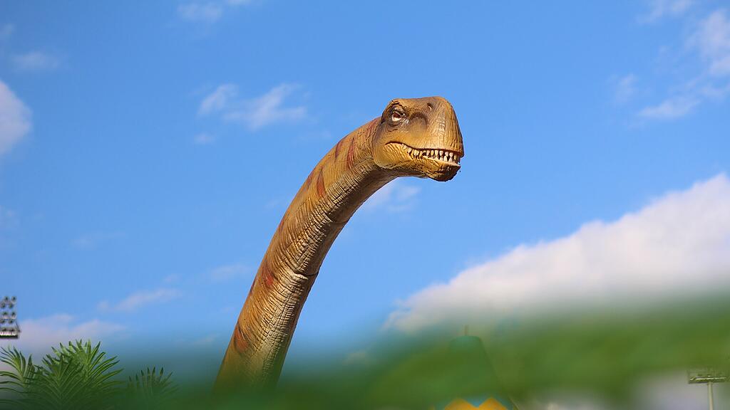 "Big King Dinosaurier of Animatronic" in Bischofshofen