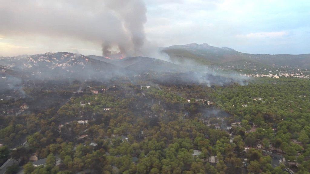 Waldbrand in Athen: Tag 2