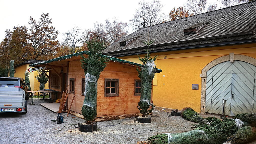Hellbrunner Adventzauber: Aufbau