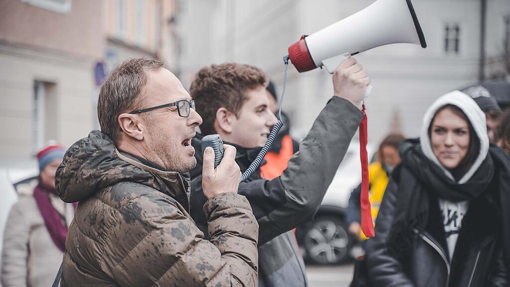 Protestmarsch BORG Oberndorf