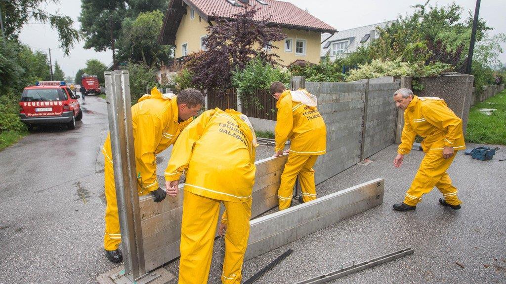 Hochwasserschutz in Salzburg/Josefiau
