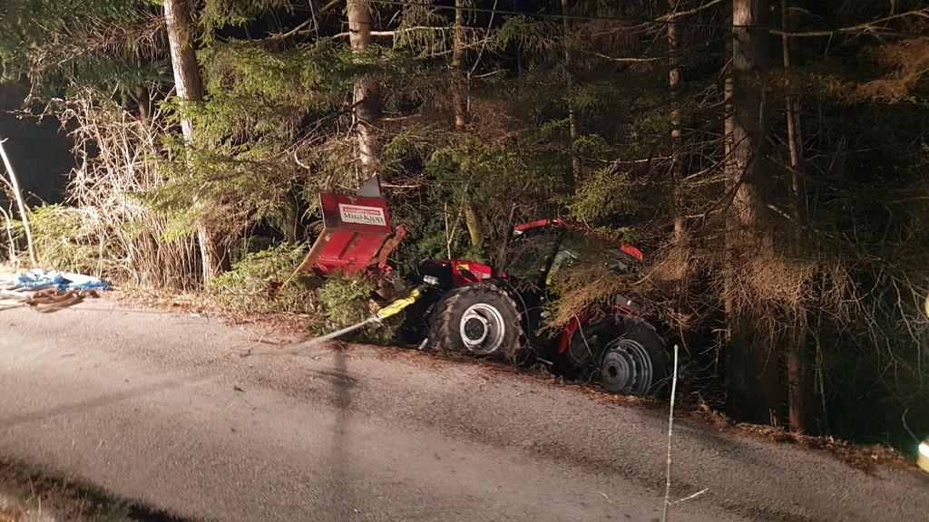 Traktorabsturz in Adnet