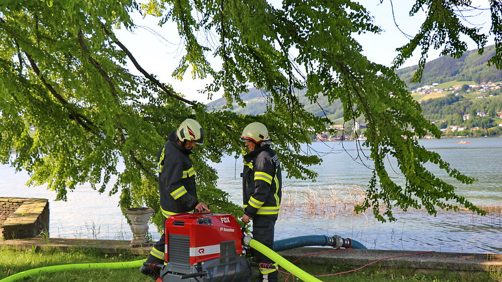 Dachstuhlbrand in St. Lorenz