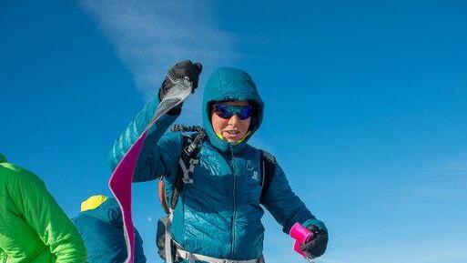 David Wallmann bei der längsten Skitour der Welt