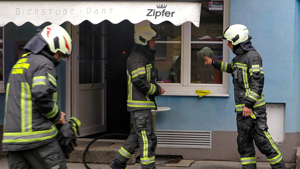 Brand in Lokal in der Stadt Salzburg