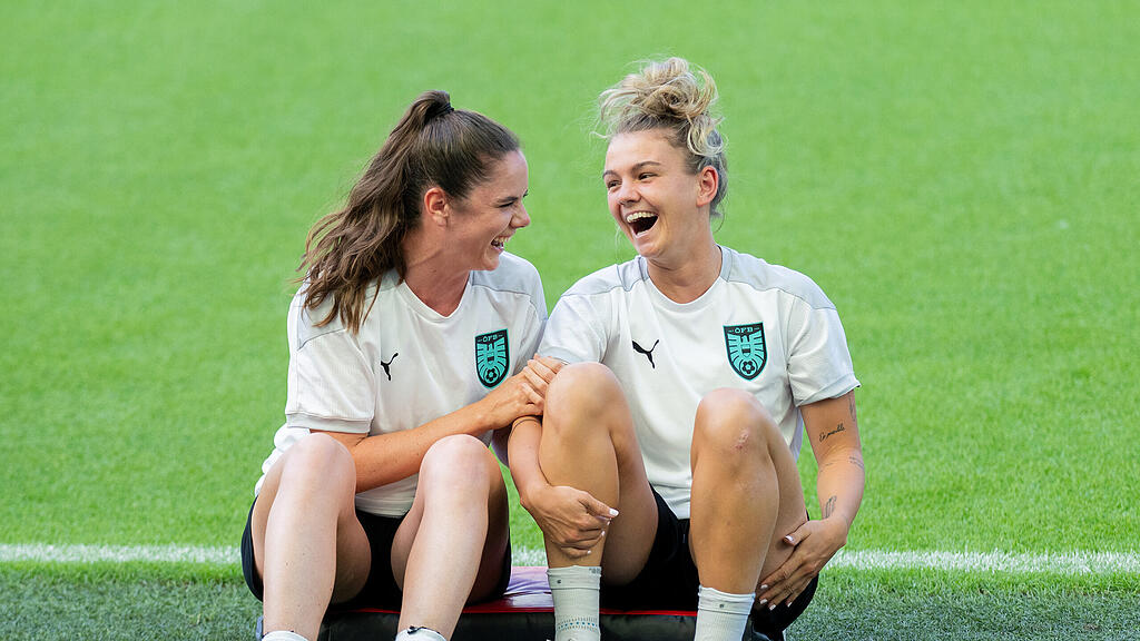 Fußball-EM: ÖFB-Training vor Norwegen
