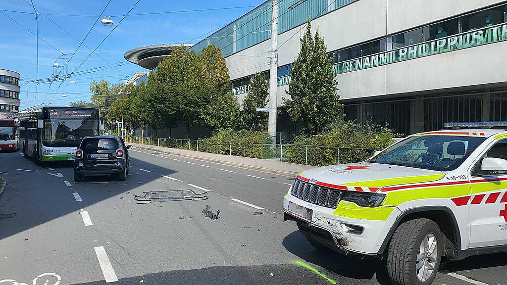 Unfall Aiglhofstraße