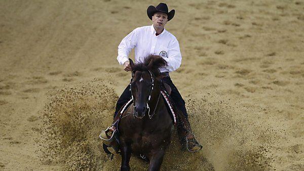 Medaille für das Reining-Team